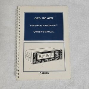 Garmin GPS‎ 100 Owner's Manual P/N 1023-A